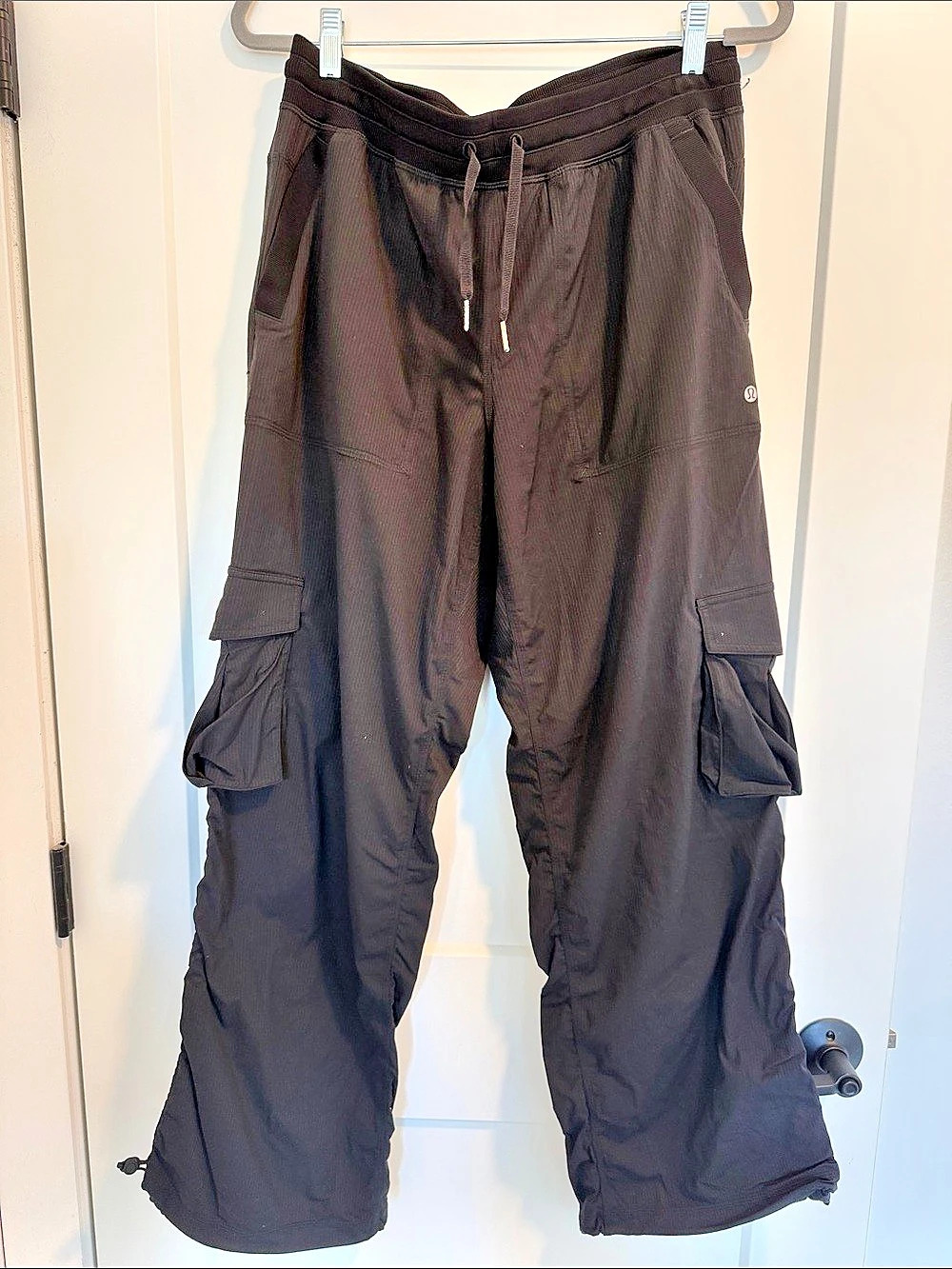 lululemon Black Cargo Jogger Pants